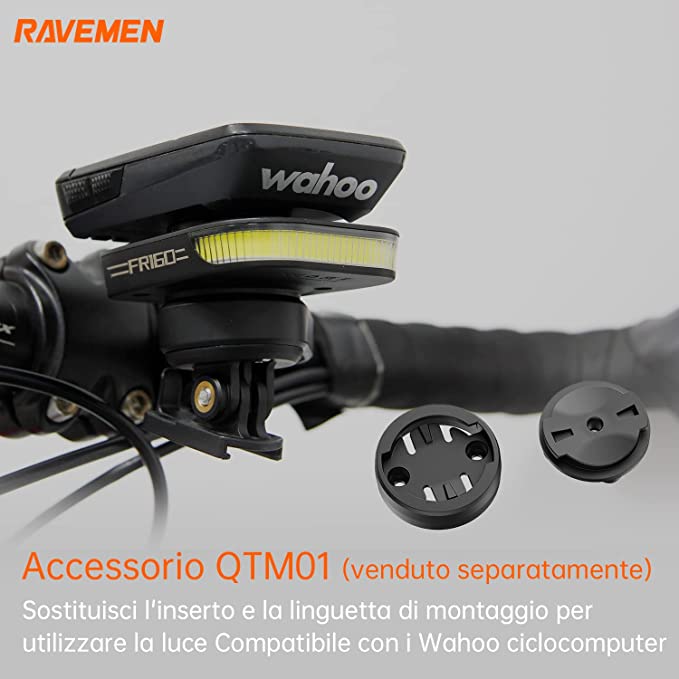 RAVEMEN FR160 Compatible with Garmin Bicycle Computer