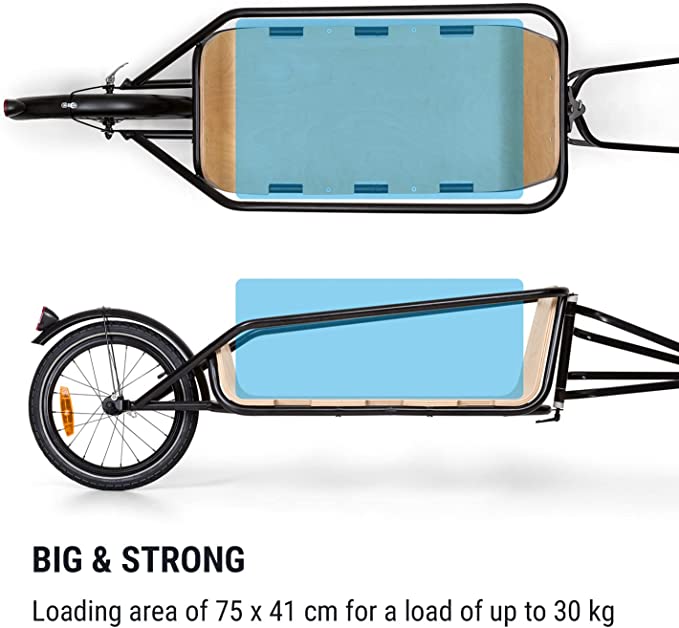 KLARFIT COMPANION CHASER – BICYCLE TRAILER
